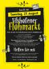 Meldung: 39. Vilshofener Flohmarkt